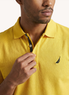 Men's Solid Polo - Daffodil
