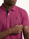 Men's Solid Polo - Sangria