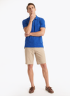 Men's Solid Polo - Surf the Web