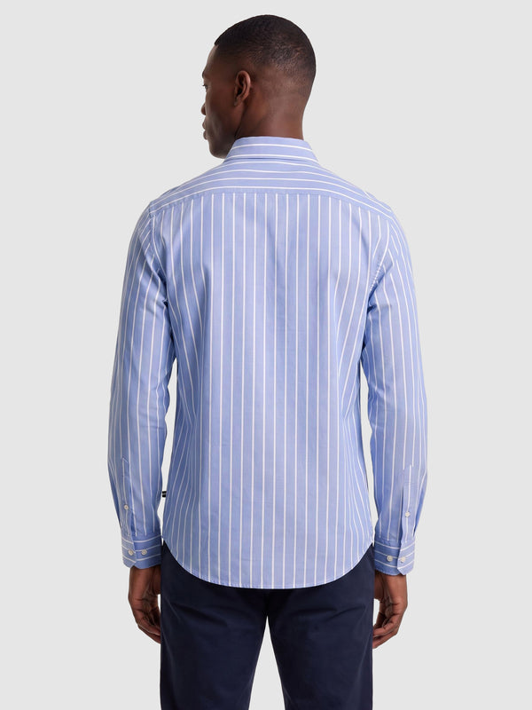 Men's Dyed Long Sleeve Shirt - Blue