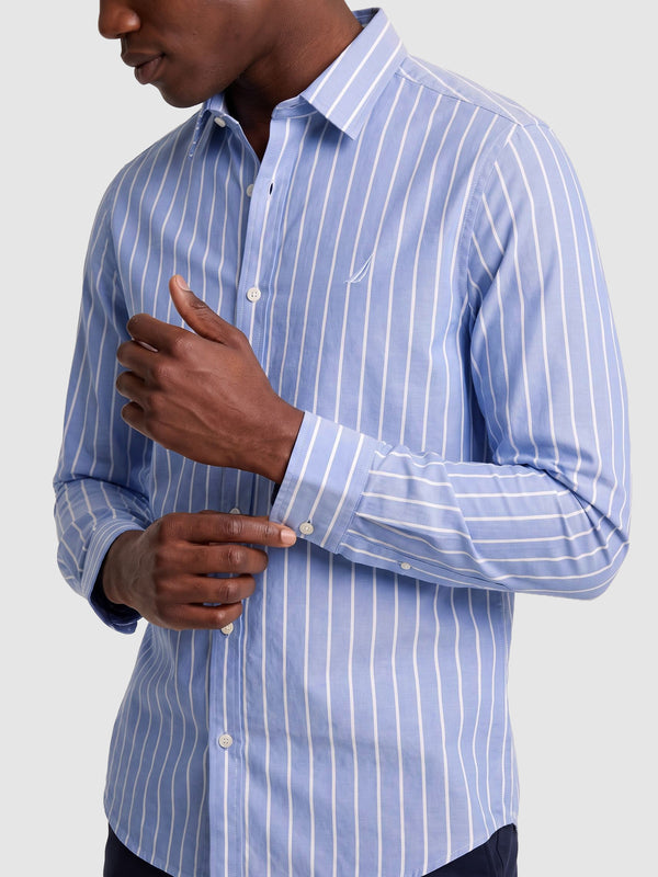 Men's Dyed Long Sleeve Shirt - Blue