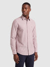Men's Dyed Long Sleeve Shirt - Mauve