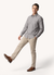 Men's Dyed Long Sleeve Shirt - Olive