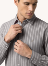 Men's Dyed Long Sleeve Shirt - Olive