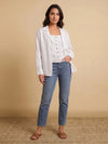 Women's Sleeveless top - White