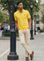 Men's Solid Polo - Daffodil
