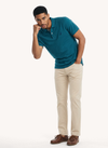 Men's Solid Polo - Teal