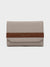 ANA Tri-Fold Monogram Wallet - BEIGE