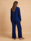 Women's Long Sleeve Shirt - NAVY