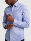 Men's Dyed Long Sleeve Shirt - Blue