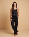Women's Sleeveless top - BLACK